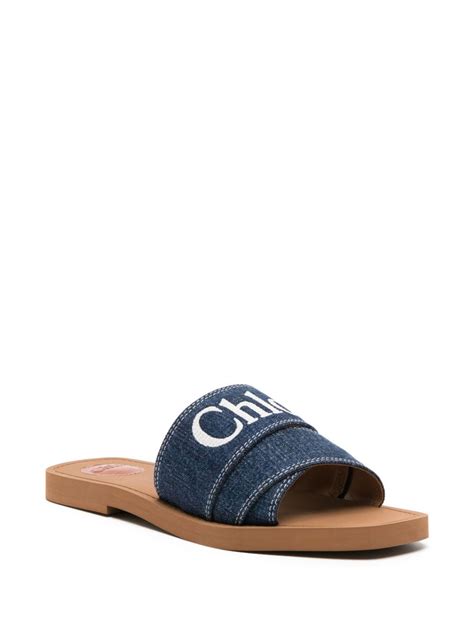 chloe sandals cheap|chloe denim sandals.